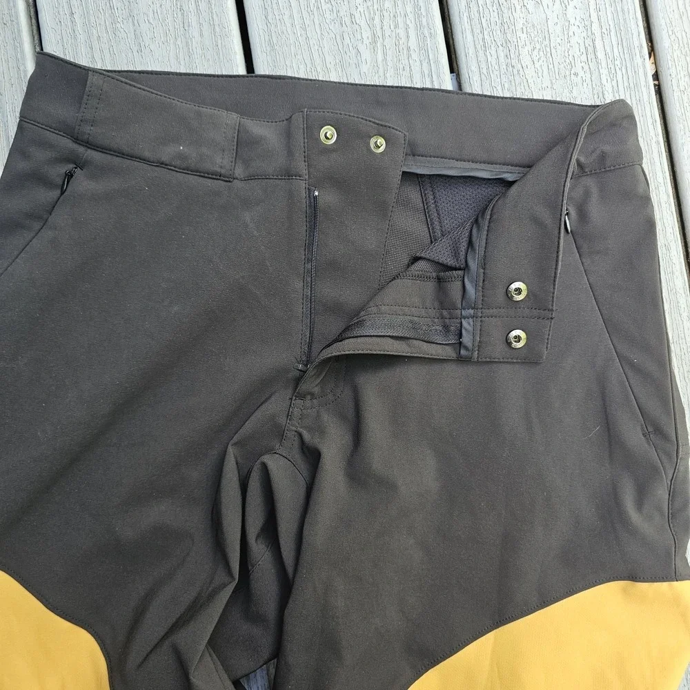 Voler The All Mountain‎ Short Black Yellow Athletic Cycling Shorts Mens Medium